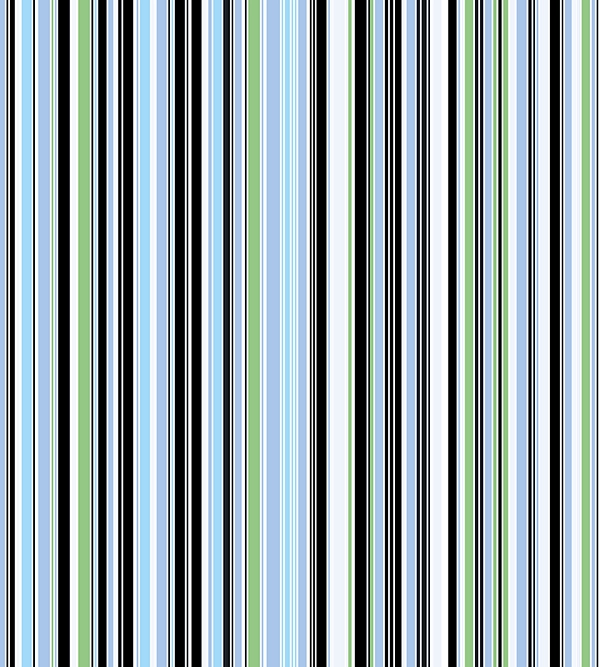 Badeforhæng / bruseforhæng - Fra kollektionen Stripes! 13 - Billede 2