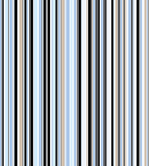 Badeforhæng / bruseforhæng - Fra kollektionen Stripes! 14 - Billede 2