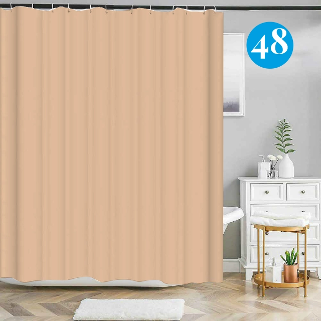 Badeforhæng i lys terracotta nuance fra Colors kollektionen