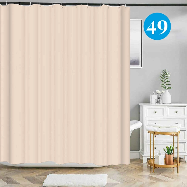 Badeforhæng i blød terracotta nuance fra Colors kollektionen