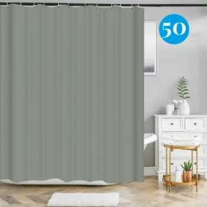 Badeforhæng i mosgrøn farve fra Colors kollektionen