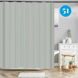 Badeforhæng i lys mosgrøn nuance fra Colors kollektionen