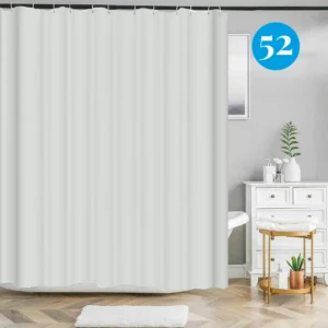 Badeforhæng i meget lys mosgrøn nuance fra Colors kollektionen