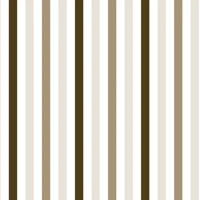 Badeforhæng med brune og beige striber – bruseforhæng - Billede 2