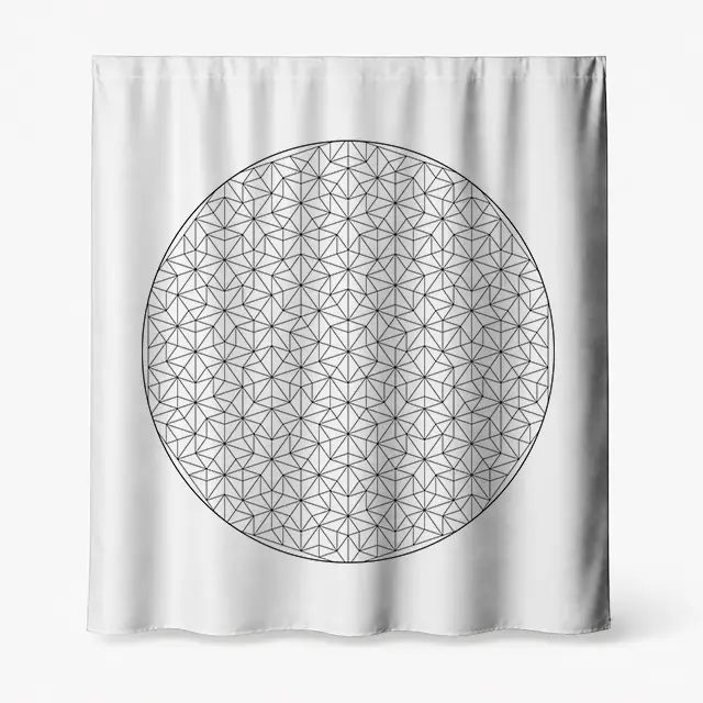 Badeforhæng med trianguleret cirkel – matematisk Science design inspireret af Delaunay-triangulering